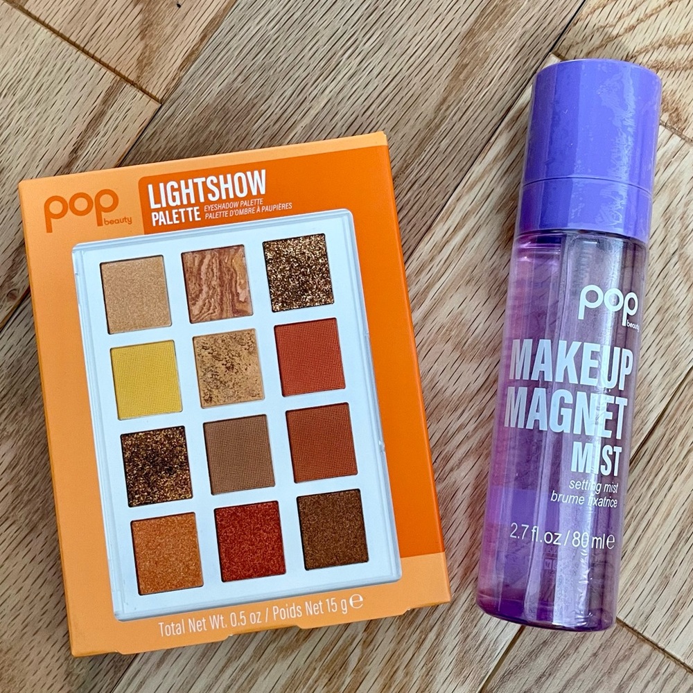 BRAND NEW PopBeauty Makeup Set - Eyeshadow Palette + Makeup Spray